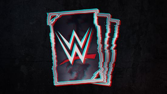 The logo for WWE SuperCard.