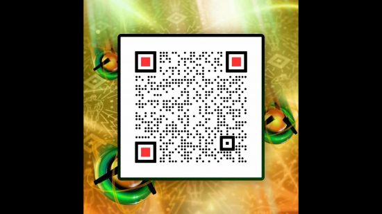 A WWE SuperCard QR code.