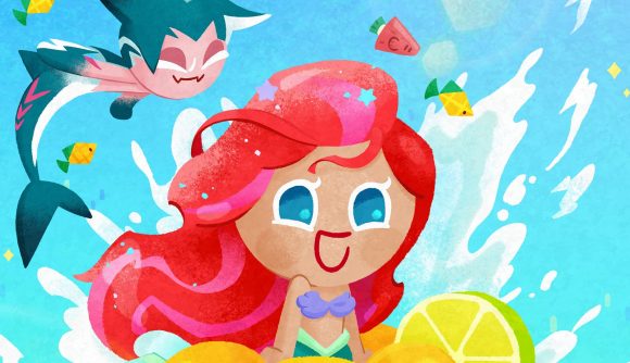 Cookie Run Kingdom codes - A Cookie little mermaid splashing in the sea
