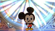 Mickey's appearance in Cookie Run Kingdom with a shining light behind him