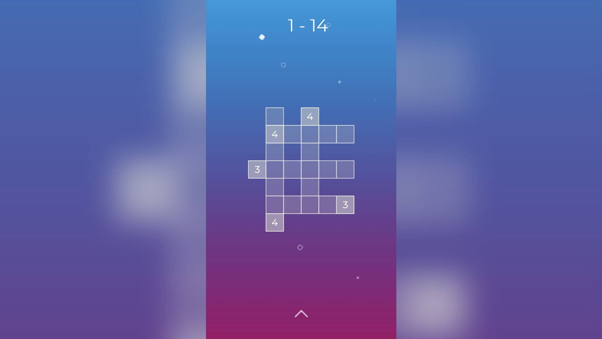 Cool math games: a screenshot from a mobile title shows a game board with different numbers visible, against a blue and purple gradient 