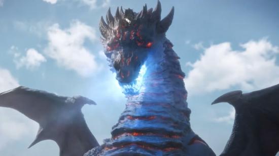 Eternal Kingdom Battle Peak pre-registration screenshot of a dragon