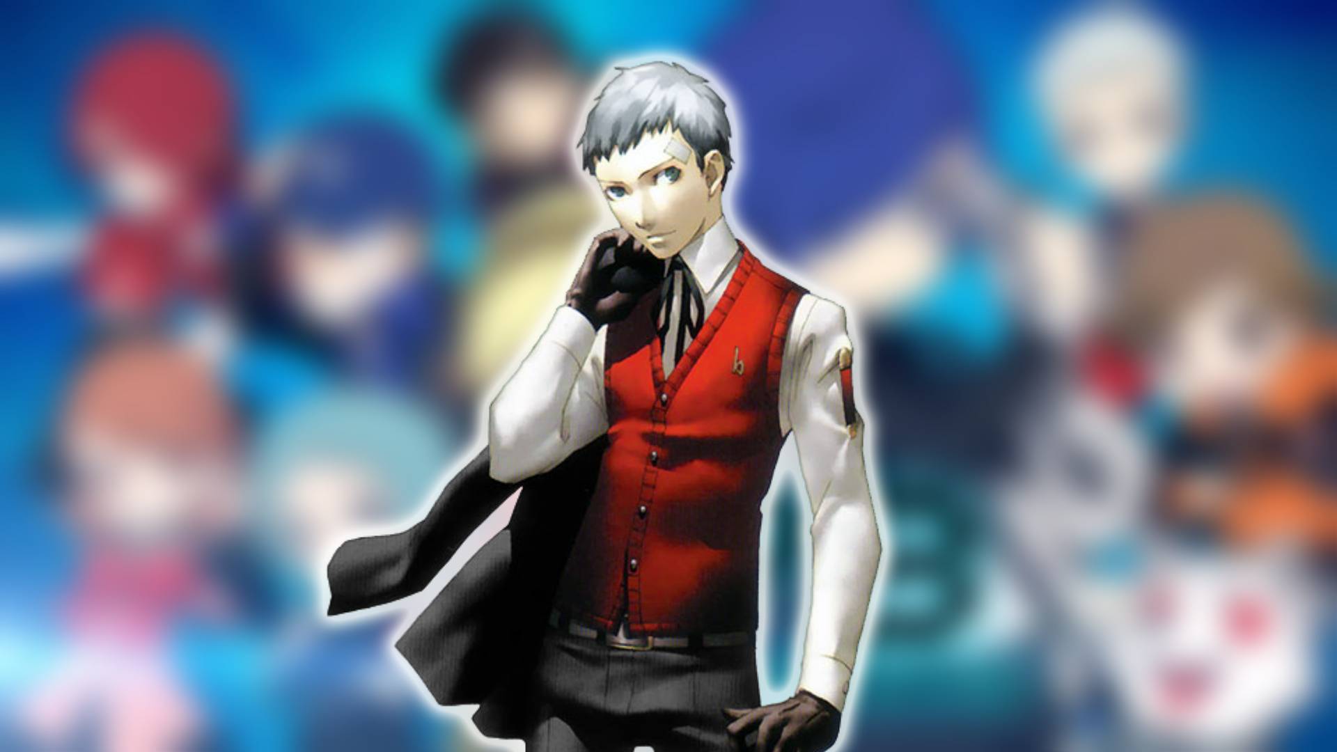Persona 3 characters: Akihiko Sanada from Persona 3 Portable are visible