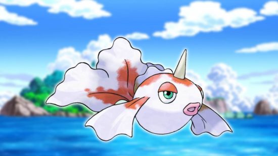Ryby Pokemon: kluczowa grafika z serii Pokemon pokazuje rybiego Pokemona Goldeena