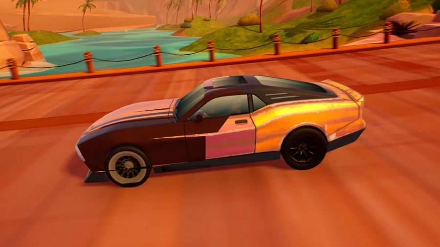 A car from Horizon Chase 2 having been customised