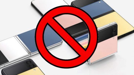 How to turn off Bixby - a bunch of foldable Samsung funs behind a no enter sign