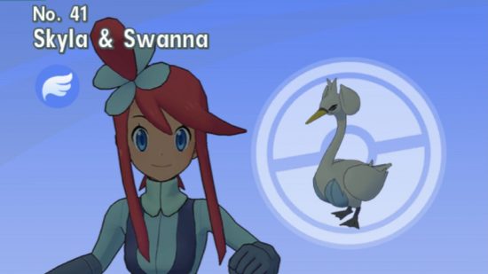 Pokémon Masters tier list Skyla and Swanna