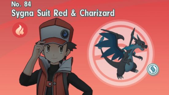 Pokémon Masters tier list Sygna Suit Red and Charizard