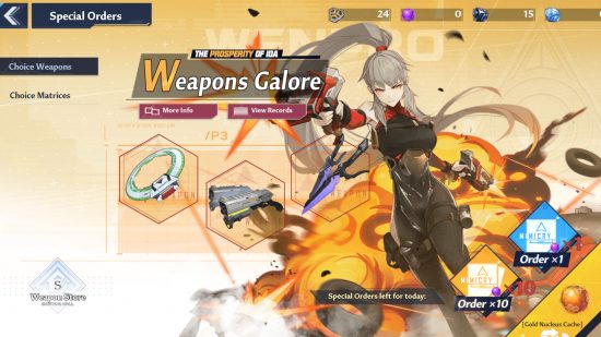 Tower of Fantasy Weapons Banner