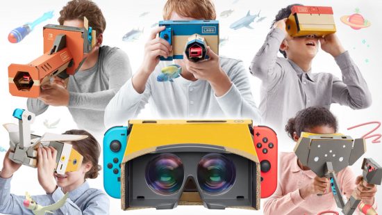 Screenshot of Nintendo Labo VR options for best VR games list
