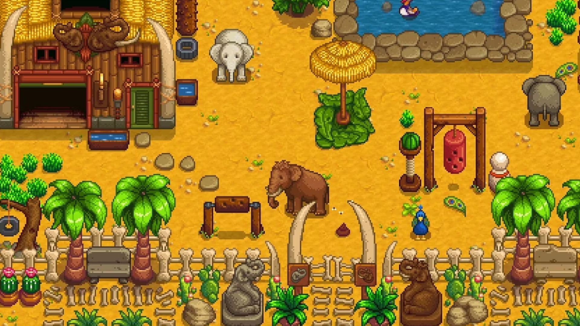 Screenshot from Super Zoo Tycoon, a game accused of plagiarism by the Stardew Valley creator