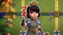 Clash Royale Princess: key art for the game Clash Royale shows the princess character