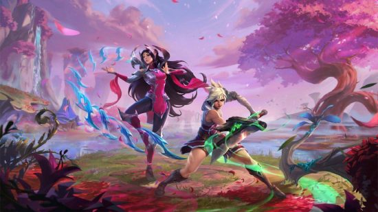League of Legends Wild Rift ranks: key art for the game Wild Rift shows a collection of characters poised for battle