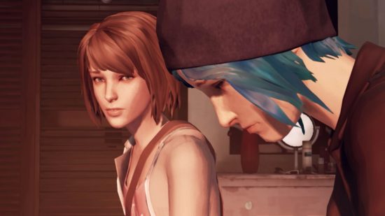 Life is Strange Remastered Collection review - Max and Chloe sat in a bedroom