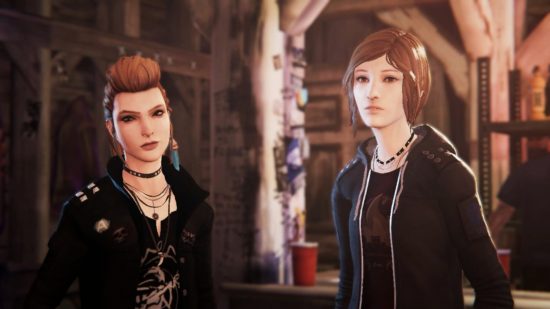 Life is Strange Remastered Collection review - Chloe and Rachel in a church