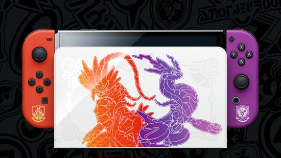 A look at the Pokemon Scarlet and Violet OLED