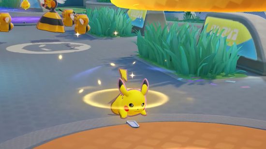 Pokémon Unite tier list - Pikachu on the battlefield