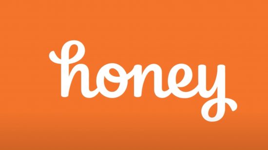 shopping apps - the word Honey against an orange background