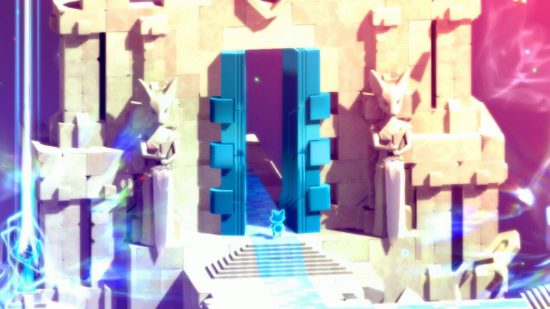 Tunic review: a tiny blue fox opens a large spectral gate