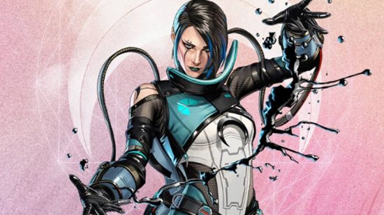 Key art of Catalyst, the latest character included in the Apex Legends patch notes update
