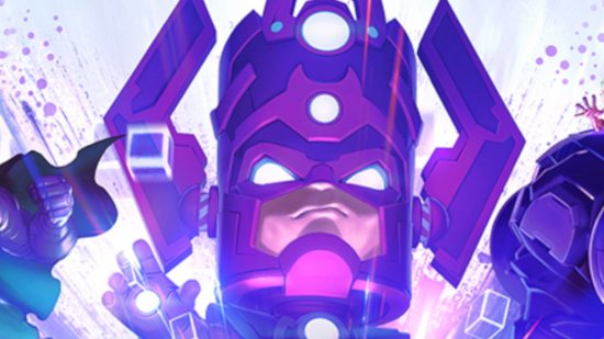 Screenshot of Marvel Snap Galactus art for Marvel game list