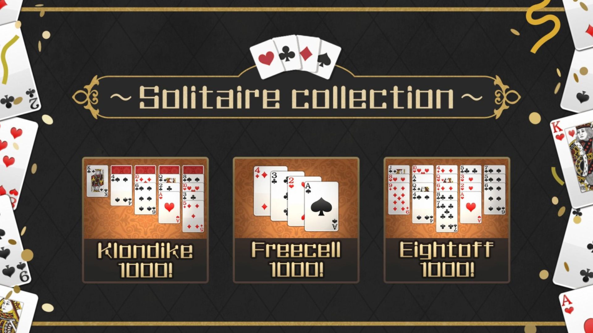 Solitaire Collection Klondike Spider Freecell - Play Solitaire