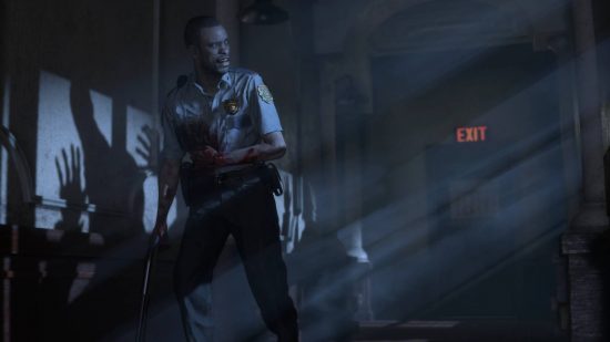 Resident Evil 2 characters: a screenshot from Resident Evil 2 shows Marvin Brannagh