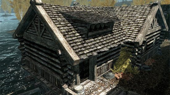 Skyrim houses - the front exterior of Honeyside