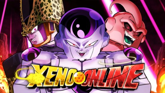 Códigos de Xeno Online 2: el nombre del juego sobre tres personajes de anime Roblox de Dragon Ball Z
