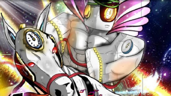 A Bizarre Adventure codes: Artwork shows Roblox avatar versions of anime characters