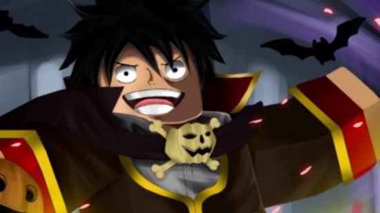 Akuma Pirates codes - a pirate surrounded by bats