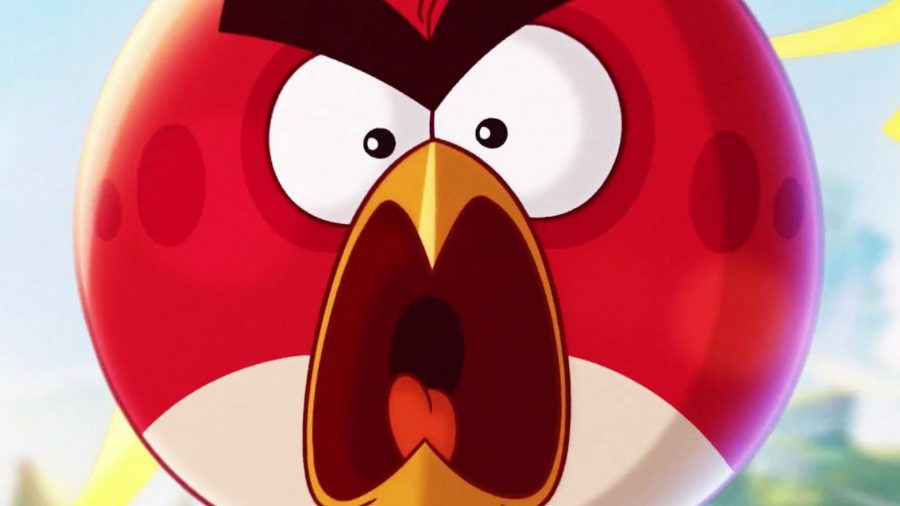 Angry Birds 2 hero image with the main red bird squawking at the camera
