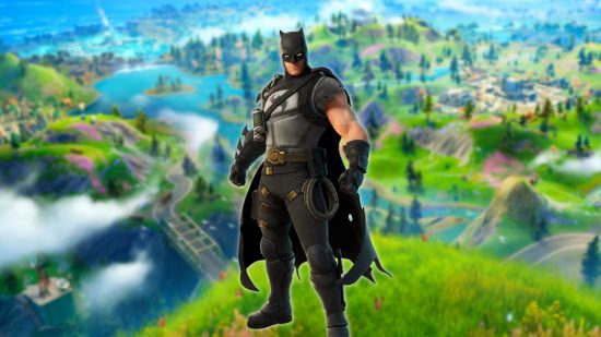 The best Fortnite Skins: Batman's Zero suot which features a sleeveless shirt and utility belt