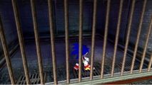Dragon Quest Tact Yuji Naka arrest: a screenshot from Sonic Adventure shows sonic in a jail cell