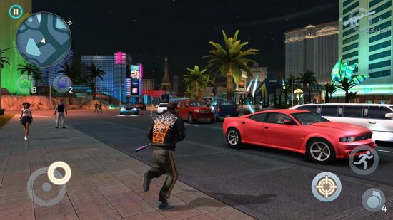 Games like GTA - a screenshot from Gangstar Vegas