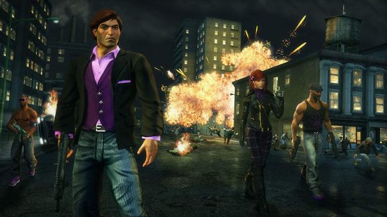 Games like GTA - a group of characters from Saints Row the third