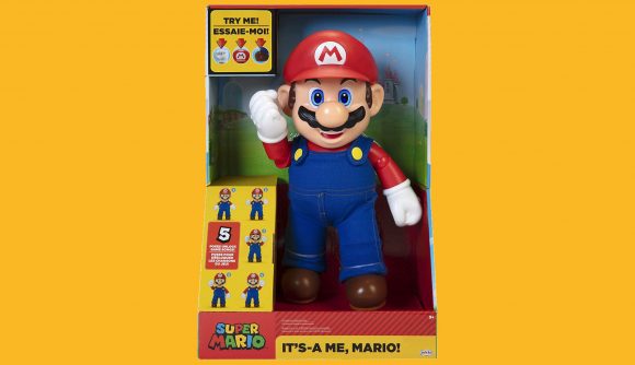 Image of Mario talking figure