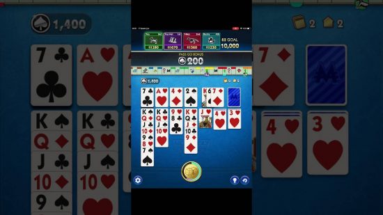 Monopoly games: a screenshot shows a virtual Monopoly board