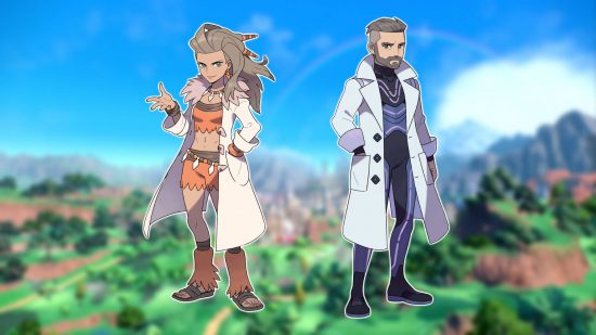 Pokémon Scarlet and Violet exclusives - A screenshot shows the two new Pokémon professors
