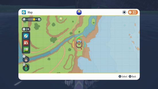 Pokemon Scarlet and Violet black stakes green stake map locations