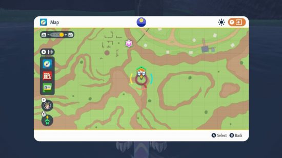 Pokemon Scarlet and Violet black stakes yellow stake map locations