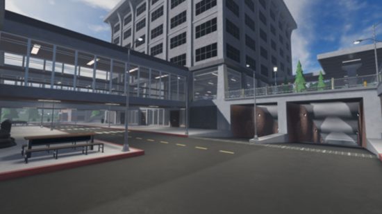 Roblox Evade map based on a city cape