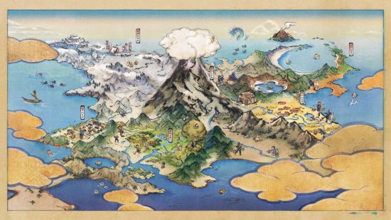 2022 Ben Johnson year-in-review: A picture of the overworld you traverse with the Pokémon Legends Arceus