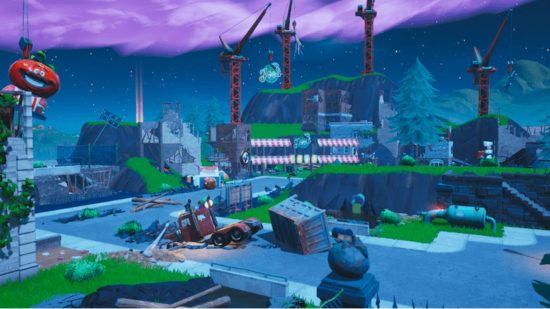 Fortnite horror maps: a view of the Bush Murder Mystery map