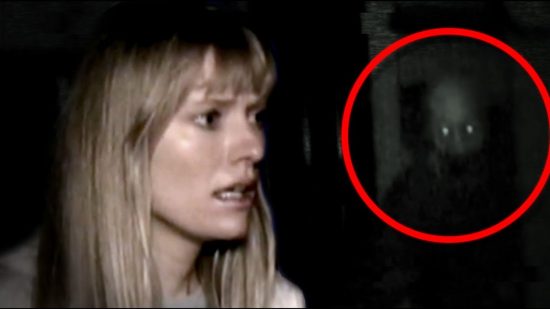 A screenshot from the Paranormal Paranoids ARG showing the main character with a circle around a creepy ghost face