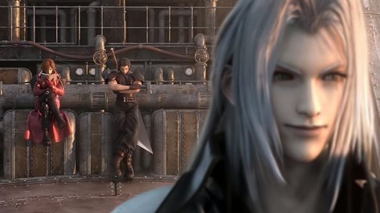 Crisis Core fan club - Sephiroth in the foreground with Angeal and Genesis in the background