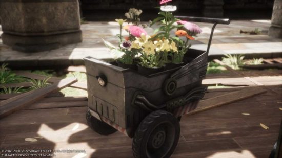 Crisis Core flower wagon