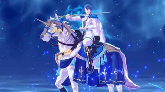 Sigurd riding on horseback in Fire Emblem Engage characters guide