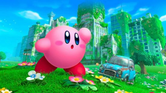 Screenshot of Kirby and the Forgotten Land for Game Awards 2022 roundup