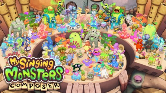 Screenshot of a bunch of monsters in My Singing Monsters Composer for My Singing Monsters games guide